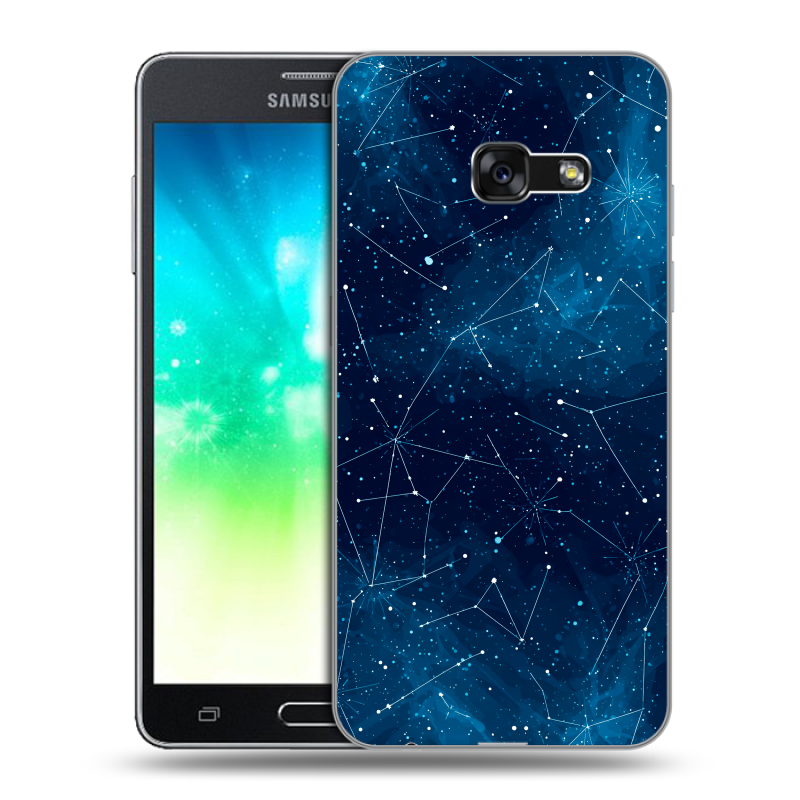 Пластиковый чехол на Samsung Galaxy A3 (2017) с принтом Космос звезды Пластиковый чехол на Samsung Galaxy A3 (2017) с принтом Космос звезды