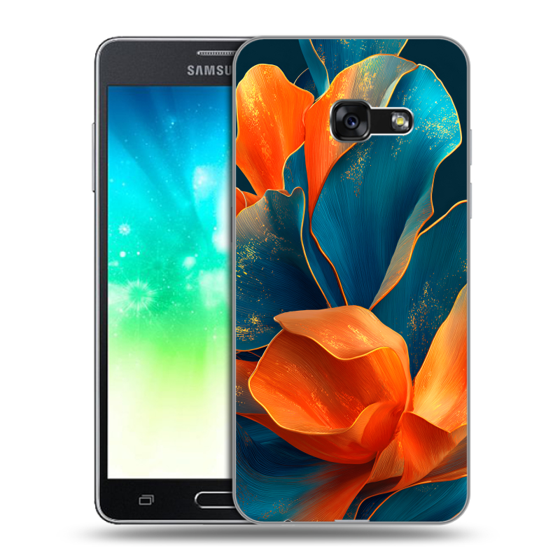Пластиковый чехол на Samsung Galaxy A3 (2017) с принтом Цветы Пластиковый чехол на Samsung Galaxy A3 (2017) с принтом Цветы