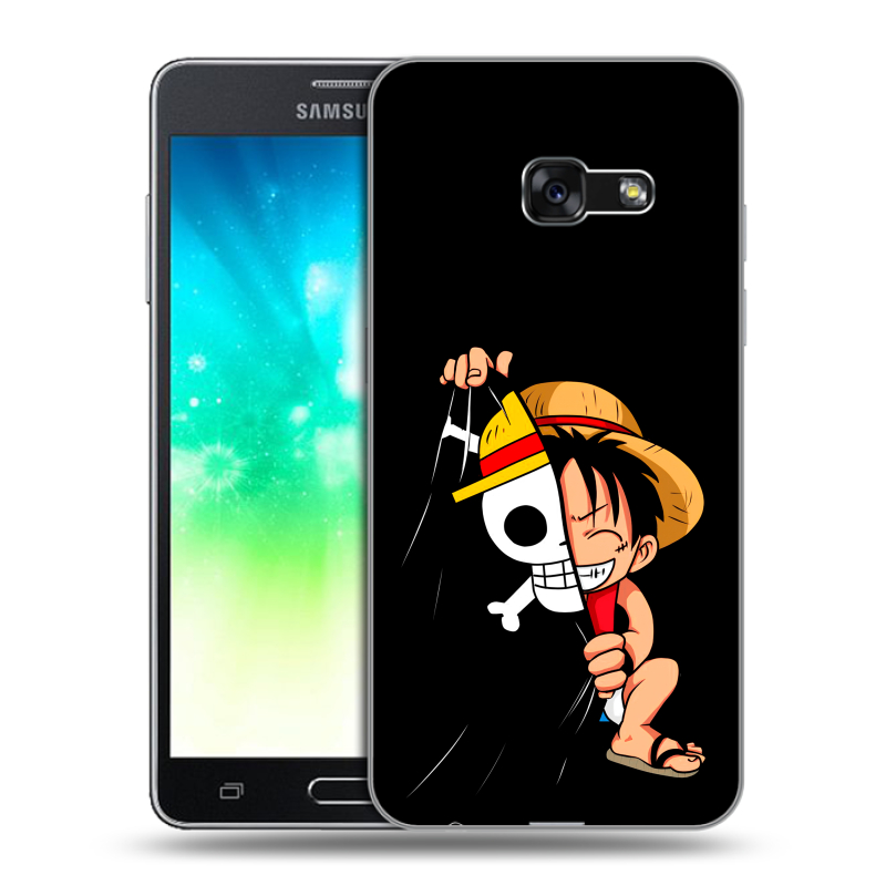 Силиконовый противоударный чехол на Samsung Galaxy A3 (2017) с принтом One Piece Ван Пис Силиконовый противоударный чехол на Samsung Galaxy A3 (2017) с принтом One Piece Ван Пис
