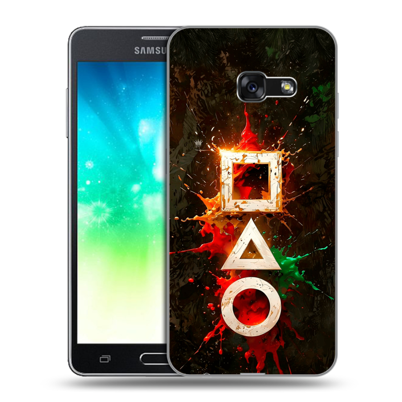 Пластиковый чехол на Samsung Galaxy A3 (2017) с принтом Squid Game Игра кальмара Пластиковый чехол на Samsung Galaxy A3 (2017) с принтом Squid Game Игра кальмара