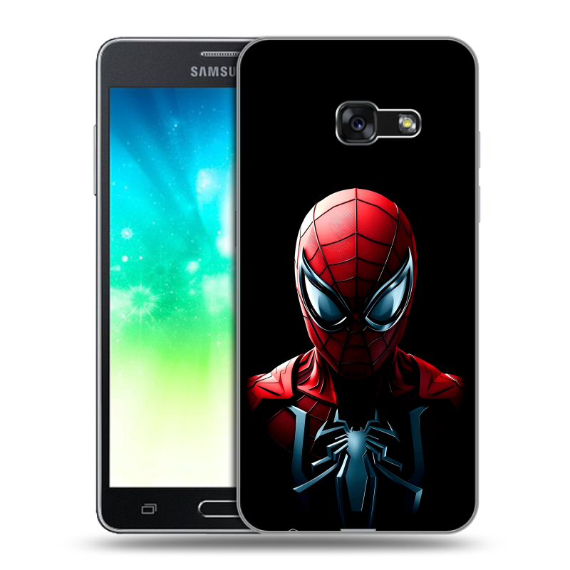 Силиконовый противоударный чехол на Samsung Galaxy A3 (2017) с принтом Spiderman Человек паук Силиконовый противоударный чехол на Samsung Galaxy A3 (2017) с принтом Spiderman Человек паук