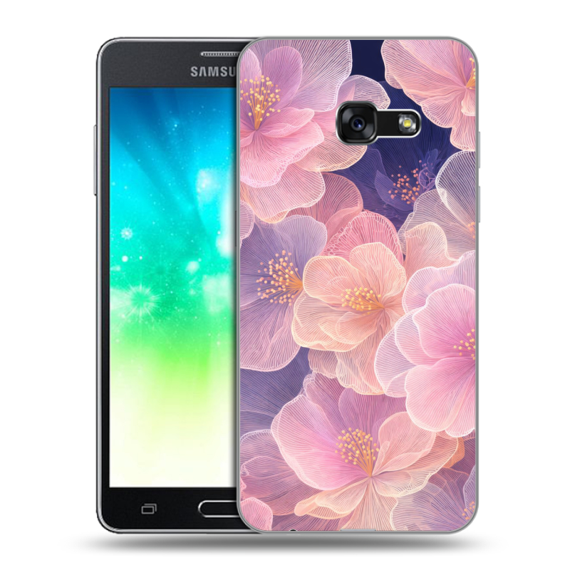 Силиконовый противоударный чехол на Samsung Galaxy A3 (2017) с принтом женский Силиконовый противоударный чехол на Samsung Galaxy A3 (2017) с принтом женский