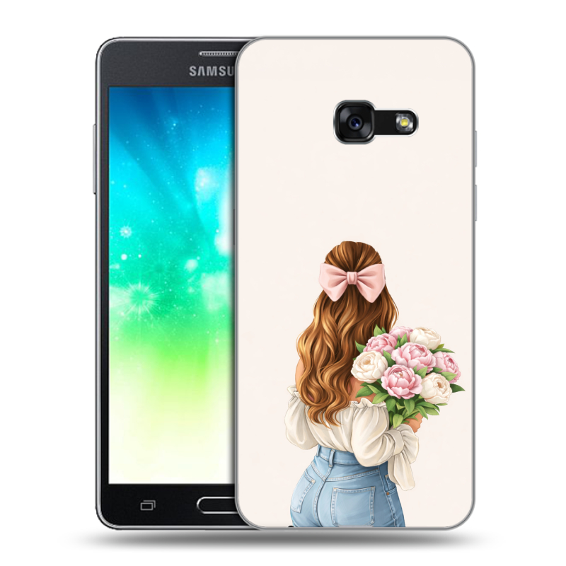 Силиконовый противоударный чехол на Samsung Galaxy A3 (2017) с принтом женский Силиконовый противоударный чехол на Samsung Galaxy A3 (2017) с принтом женский