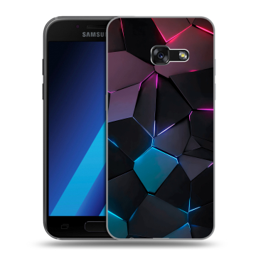 Силиконовый чехол на Samsung Galaxy A7 (2017) с принтом Геометрия неона Силиконовый чехол на Samsung Galaxy A7 (2017) с принтом Геометрия неона