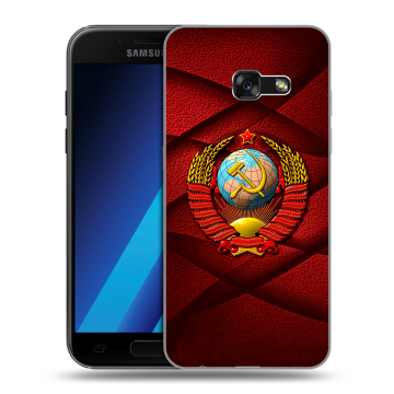 Силиконовый чехол на Samsung Galaxy A7 (2017) с принтом Герб СССР Силиконовый чехол на Samsung Galaxy A7 (2017) с принтом Герб СССР
