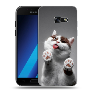 Силиконовый чехол на Samsung Galaxy A7 (2017) с принтом Коты Силиконовый чехол на Samsung Galaxy A7 (2017) с принтом Коты