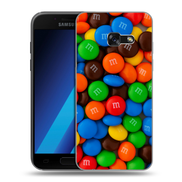 Силиконовый чехол на Samsung Galaxy A7 (2017) с принтом Конфеты Силиконовый чехол на Samsung Galaxy A7 (2017) с принтом Конфеты