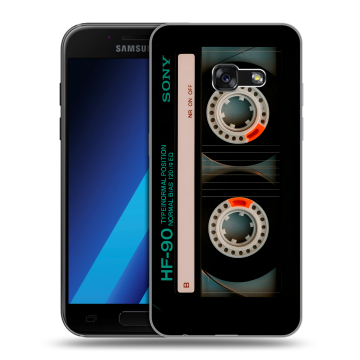 Силиконовый чехол на Samsung Galaxy A7 (2017) с принтом Кассета