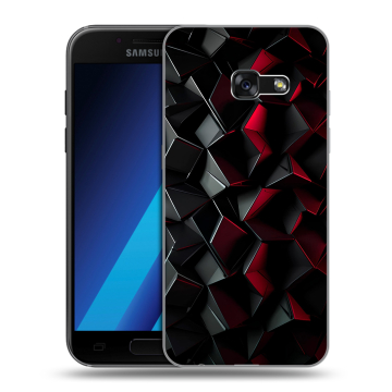 Силиконовый чехол на Samsung Galaxy A7 (2017) с принтом Абстракция