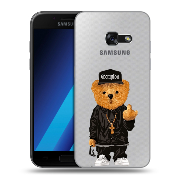 Силиконовый чехол на Samsung Galaxy A7 (2017) с принтом Мишка Силиконовый чехол на Samsung Galaxy A7 (2017) с принтом Мишка