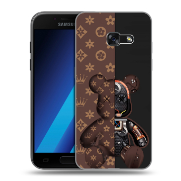 Силиконовый чехол на Samsung Galaxy A7 (2017) с принтом Луи робот Силиконовый чехол на Samsung Galaxy A7 (2017) с принтом Луи робот