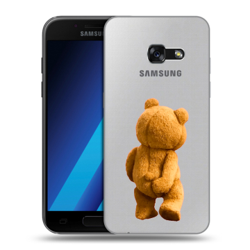 Силиконовый чехол на Samsung Galaxy A7 (2017) с принтом Медведь Силиконовый чехол на Samsung Galaxy A7 (2017) с принтом Медведь