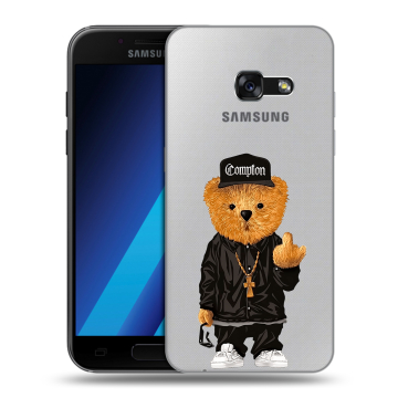 Силиконовый чехол на Samsung Galaxy A7 (2017) с принтом Плюшевый медведь Силиконовый чехол на Samsung Galaxy A7 (2017) с принтом Плюшевый медведь