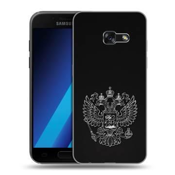 Силиконовый чехол на Samsung Galaxy A7 (2017) с принтом Герб России