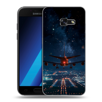Силиконовый чехол на Samsung Galaxy A7 (2017) с принтом самолет Силиконовый чехол на Samsung Galaxy A7 (2017) с принтом самолет