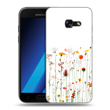 Силиконовый чехол на Samsung Galaxy A7 (2017) с принтом цветы Силиконовый чехол на Samsung Galaxy A7 (2017) с принтом цветы