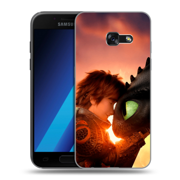 Силиконовый чехол на Samsung Galaxy A7 (2017) с принтом Как приручить дракона Силиконовый чехол на Samsung Galaxy A7 (2017) с принтом Как приручить дракона