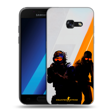 Силиконовый чехол на Samsung Galaxy A7 (2017) с принтом Контер страйк Counter strike Силиконовый чехол на Samsung Galaxy A7 (2017) с принтом Контер страйк Counter strike