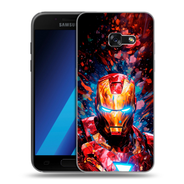 Силиконовый чехол на Samsung Galaxy A7 (2017) с принтом Железный человек Ironman Силиконовый чехол на Samsung Galaxy A7 (2017) с принтом Железный человек Ironman