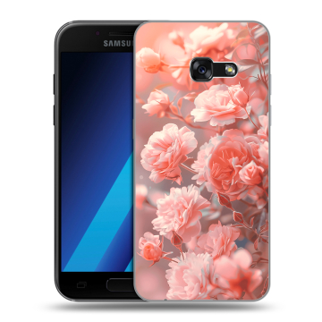 Силиконовый чехол на Samsung Galaxy A7 (2017) с принтом Розы цветы Силиконовый чехол на Samsung Galaxy A7 (2017) с принтом Розы цветы