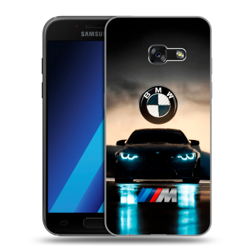 Силиконовый чехол на Samsung Galaxy A7 (2017) с принтом БМВ BMW