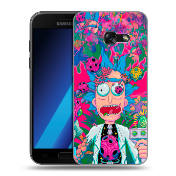 Силиконовый чехол на Samsung Galaxy A7 (2017) с принтом Рик и Морти Rick Morty Силиконовый чехол на Samsung Galaxy A7 (2017) с принтом Рик и Морти Rick Morty