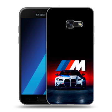 Силиконовый чехол на Samsung Galaxy A7 (2017) с принтом БМВ BMW