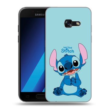 Силиконовый чехол на Samsung Galaxy A7 (2017) с принтом Лило и Стич