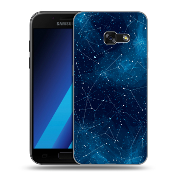 Силиконовый чехол на Samsung Galaxy A7 (2017) с принтом Космос звезды Силиконовый чехол на Samsung Galaxy A7 (2017) с принтом Космос звезды