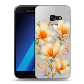 Силиконовый чехол на Samsung Galaxy A7 (2017) с принтом Цветы Силиконовый чехол на Samsung Galaxy A7 (2017) с принтом Цветы