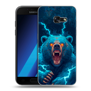 Силиконовый чехол на Samsung Galaxy A7 (2017) с принтом Медведь Силиконовый чехол на Samsung Galaxy A7 (2017) с принтом Медведь