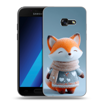 Силиконовый чехол на Samsung Galaxy A7 (2017) с принтом Лиса Силиконовый чехол на Samsung Galaxy A7 (2017) с принтом Лиса