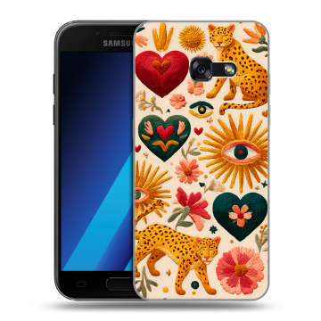 Силиконовый чехол на Samsung Galaxy A7 (2017) с принтом Модный принт Силиконовый чехол на Samsung Galaxy A7 (2017) с принтом Модный принт
