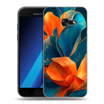 Силиконовый чехол на Samsung Galaxy A7 (2017) с принтом Цветы Силиконовый чехол на Samsung Galaxy A7 (2017) с принтом Цветы