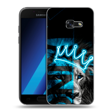Силиконовый чехол на Samsung Galaxy A7 (2017) с принтом Король лев Силиконовый чехол на Samsung Galaxy A7 (2017) с принтом Король лев