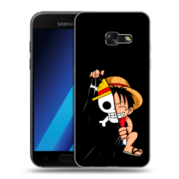 Силиконовый чехол на Samsung Galaxy A7 (2017) с принтом One Piece Ван Пис Силиконовый чехол на Samsung Galaxy A7 (2017) с принтом One Piece Ван Пис