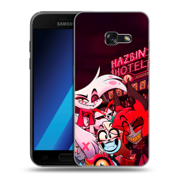 Силиконовый чехол на Samsung Galaxy A7 (2017) с принтом Hazbin Hotel Отель Хазбин Силиконовый чехол на Samsung Galaxy A7 (2017) с принтом Hazbin Hotel Отель Хазбин