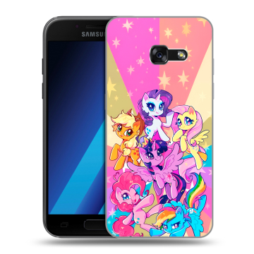 Силиконовый чехол на Samsung Galaxy A7 (2017) с принтом My little pony Дружба чудо Силиконовый чехол на Samsung Galaxy A7 (2017) с принтом My little pony Дружба чудо