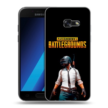 Силиконовый чехол на Samsung Galaxy A7 (2017) с принтом PUGB ПАГБ Силиконовый чехол на Samsung Galaxy A7 (2017) с принтом PUGB ПАГБ