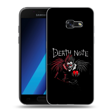 Силиконовый чехол на Samsung Galaxy A7 (2017) с принтом Death note Тетрадь смерти Силиконовый чехол на Samsung Galaxy A7 (2017) с принтом Death note Тетрадь смерти