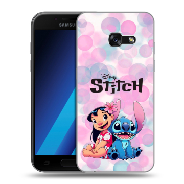 Силиконовый чехол на Samsung Galaxy A7 (2017) с принтом Лило и Стич Силиконовый чехол на Samsung Galaxy A7 (2017) с принтом Лило и Стич