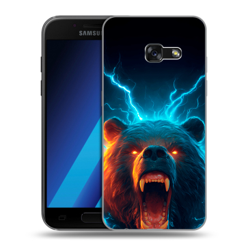 Силиконовый чехол на Samsung Galaxy A7 (2017) с принтом Медведь Силиконовый чехол на Samsung Galaxy A7 (2017) с принтом Медведь