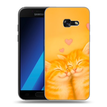 Силиконовый чехол на Samsung Galaxy A7 (2017) с принтом Милые котята Силиконовый чехол на Samsung Galaxy A7 (2017) с принтом Милые котята