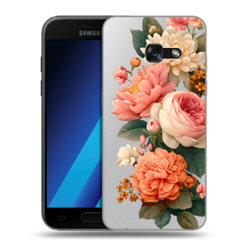 Силиконовый чехол на Samsung Galaxy A7 (2017) с принтом цветы Силиконовый чехол на Samsung Galaxy A7 (2017) с принтом цветы