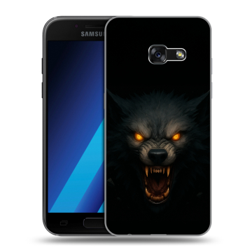 Силиконовый чехол на Samsung Galaxy A7 (2017) с принтом Волк Силиконовый чехол на Samsung Galaxy A7 (2017) с принтом Волк