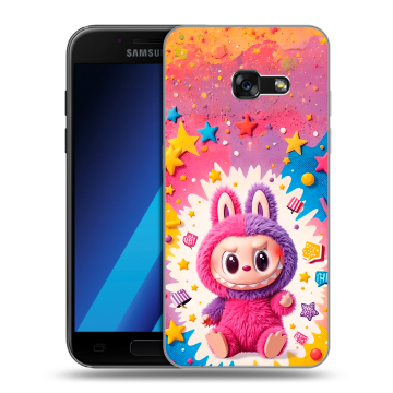Силиконовый чехол на Samsung Galaxy A7 (2017) с принтом Labubu Лабубу Силиконовый чехол на Samsung Galaxy A7 (2017) с принтом Labubu Лабубу