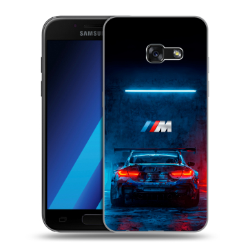Силиконовый чехол на Samsung Galaxy A7 (2017) с принтом BMW БМВ Силиконовый чехол на Samsung Galaxy A7 (2017) с принтом BMW БМВ