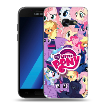Силиконовый чехол на Samsung Galaxy A7 (2017) с принтом My little pony Дружба чудо Силиконовый чехол на Samsung Galaxy A7 (2017) с принтом My little pony Дружба чудо