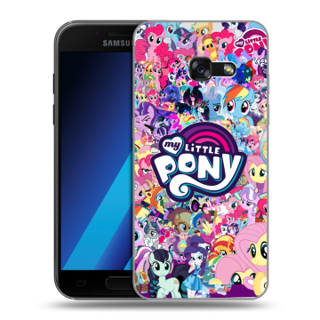 Силиконовый чехол на Samsung Galaxy A7 (2017) с принтом My little pony Дружба чудо Силиконовый чехол на Samsung Galaxy A7 (2017) с принтом My little pony Дружба чудо