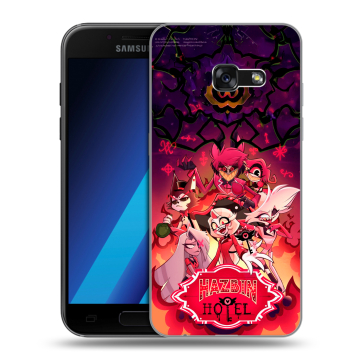 Силиконовый чехол на Samsung Galaxy A7 (2017) с принтом Hazbin Hotel Отель Хазбин Силиконовый чехол на Samsung Galaxy A7 (2017) с принтом Hazbin Hotel Отель Хазбин
